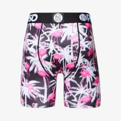 PSD Palms Flamingo Boxer Brief -Golf Bag Sales psd palms flamingo boxer brief black 04 96833.1640810194