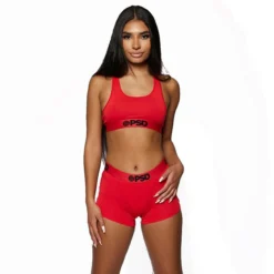 PSD Women's Solids Sports Bra 9 PSD Women's Solids Sports Bra -Golf Bag Sales psd womens solids sports bra red 01 59474.1636747078