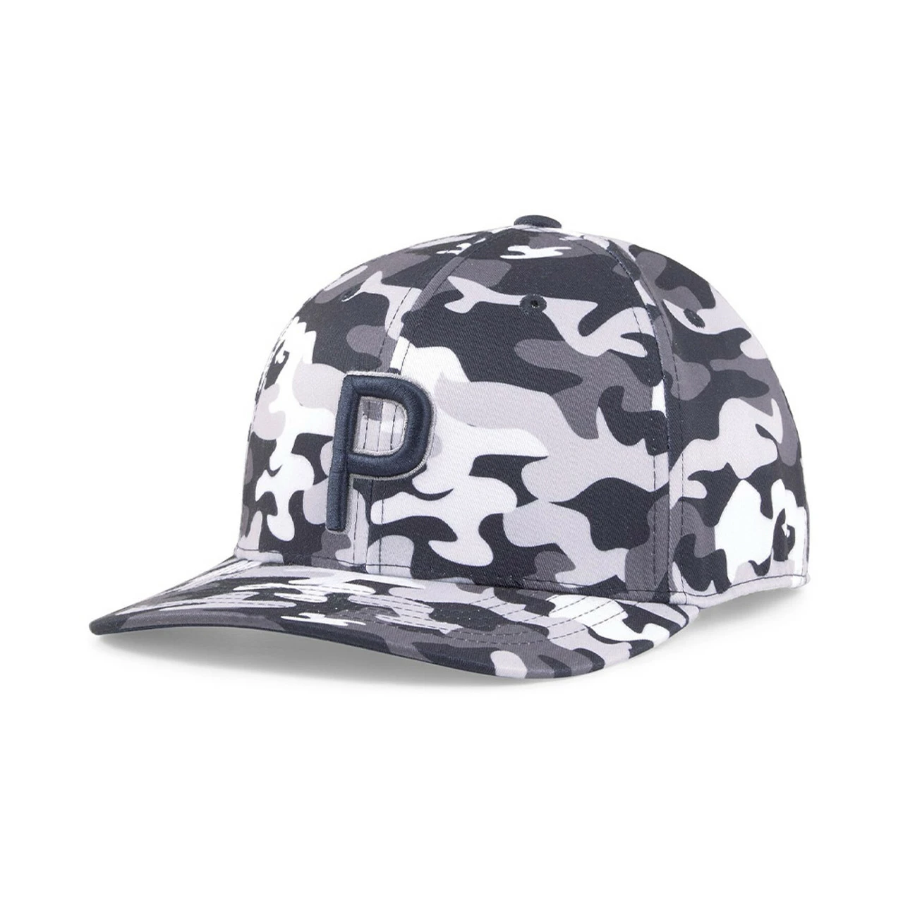 Puma Camo Pattern P Snapback Hat 3 Puma Camo Pattern P Snapback Hat - Image 3