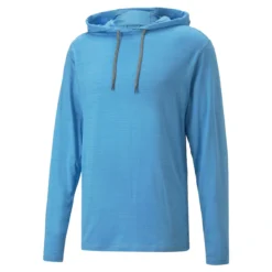 Puma Cloudspun GRYLBL Hoodie -Golf Bag Sales puma cloudspun grylbl hoodie azure blue 01 01694.1678910881