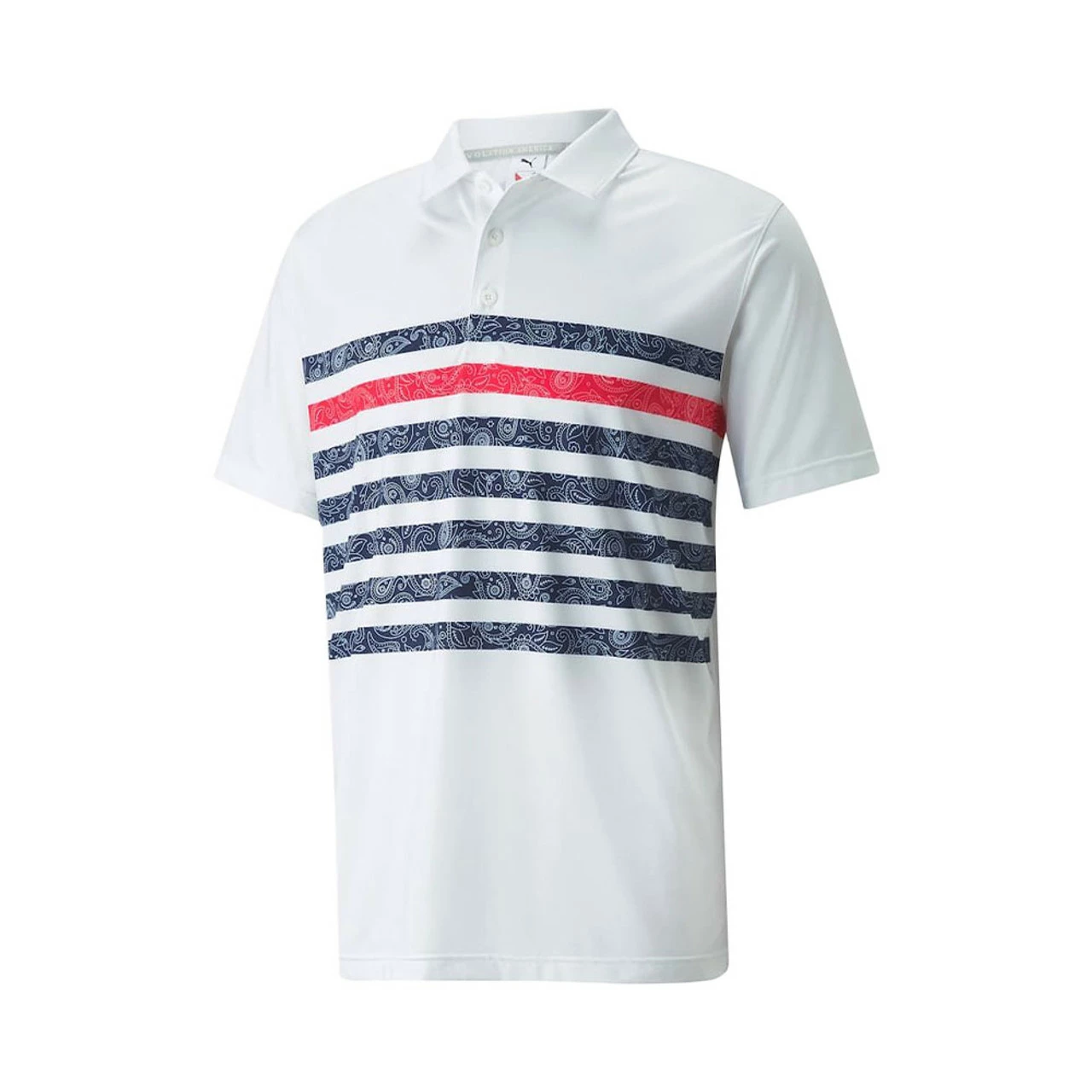 Puma Volition Paisley Stripe Polo 1 Puma Volition Paisley Stripe Polo