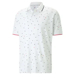 Puma Volition Skylight Polo -Golf Bag Sales puma volition skylight polo white navy blazer 01 75603.1678306079