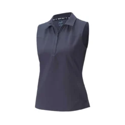 Puma Women's Harding Sleeveless Polo -Golf Bag Sales puma womens harding sleeveless polo navy blazer 01 84941.1645122649