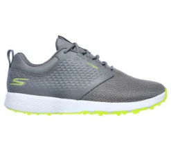 Skechers Men's Go Golf Elite 4 - Prestige Golf Shoes - Relaxed Fit - Gray/Lime