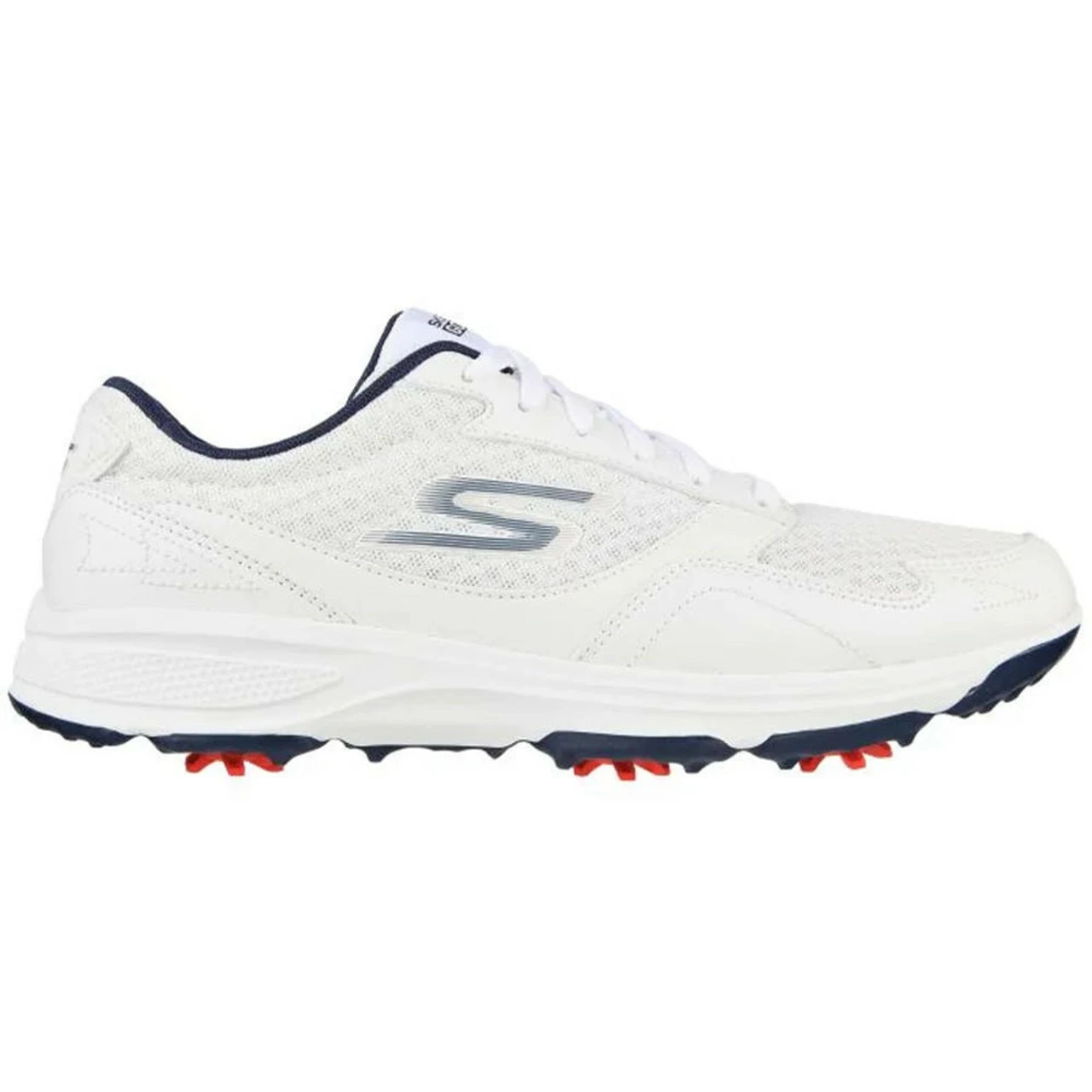 Skechers Men's Go Golf Torque - Sport Golf Shoes - Relaxed Fit - White/Navy 2 Skechers Men's Go Golf Torque - Sport Golf Shoes - Relaxed Fit - White/Navy - Image 2