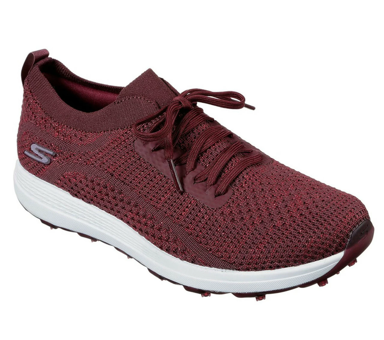 Skechers Women's Go Golf Max - Glitter Golf Shoes - Burgundy 3 Skechers Women's Go Golf Max - Glitter Golf Shoes - Burgundy - Image 3