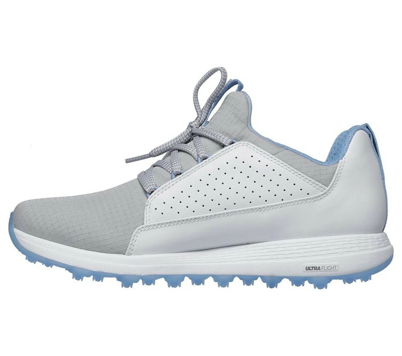 Skechers Women's Go Golf Max - Mojo Golf Shoes - White/Grey/Blue 2 Skechers Women's Go Golf Max - Mojo Golf Shoes - White/Grey/Blue - Image 2