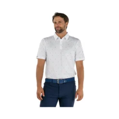 Straight Down Lucky Day Polo -Golf Bag Sales straight down lucky day polo white 02 84135.1648579759