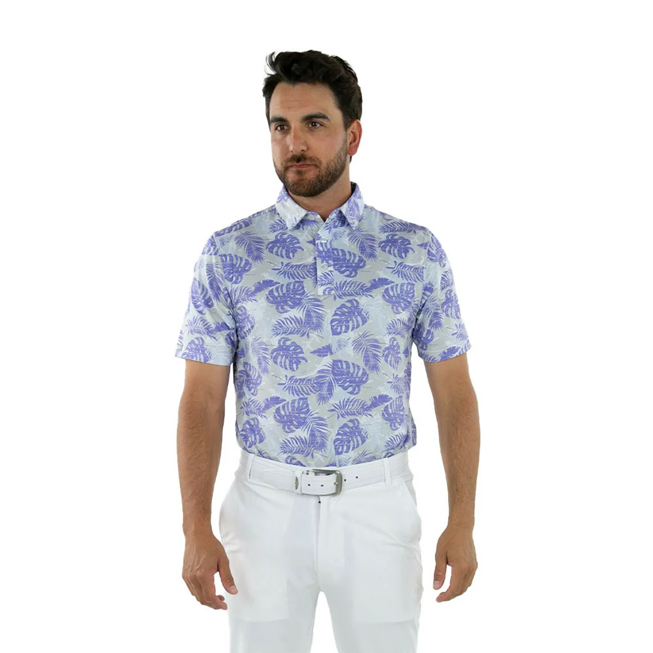 Straight Down Tropics Golf Polo 1 Straight Down Tropics Golf Polo