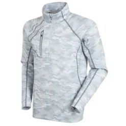 Sunice Allendale SuperliteFX Stretch Thermal Half-Zip Pullover -Golf Bag Sales sunice allendale superlitefx stretch thermal half zip layer magnesium camo 01 47609.1637001462