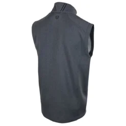 Sunice Axel Lightweight Stretch Thermal Half-Zip Vest -Golf Bag Sales sunice axel lightweight stretch thermal half zip charcoal melange black 02 80198.1636748316