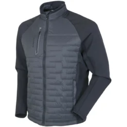 Sunice Hamilton Hybrid Climaloft Lightweight Thermal Stretch Jacket -Golf Bag Sales sunice hamilton hybrid climaloft lightweight thermal stretch jacket charcoal charcoal melange 01 28842.1634586061