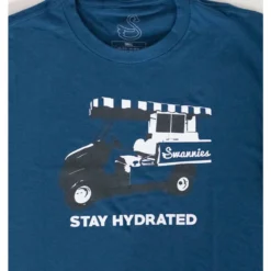 SWANNIES Bev Cart Tee -Golf Bag Sales swannies bev cart tee slate heather 01 62411.1676597720