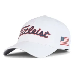 Titleist Players Performance Hat - USA -Golf Bag Sales titleist players performance hat usa white navy red 01 10379.1676594936