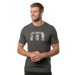 Travis Mathew Chimney Rock Tee -Golf Bag Sales travis mathew chimney rock tee heather grey pinstripe 01 89540.1676587363