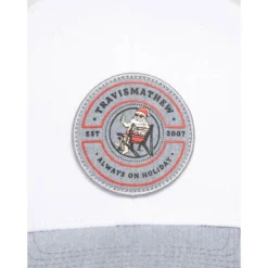 Travis Mathew Holiday SZN Hat -Golf Bag Sales travis mathew holiday szn hat white 04 70769.1671651628