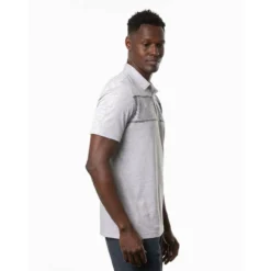 Travis Mathew Make Camp Polo -Golf Bag Sales travis mathew make camp polo heather light grey 02 32623.1676597120